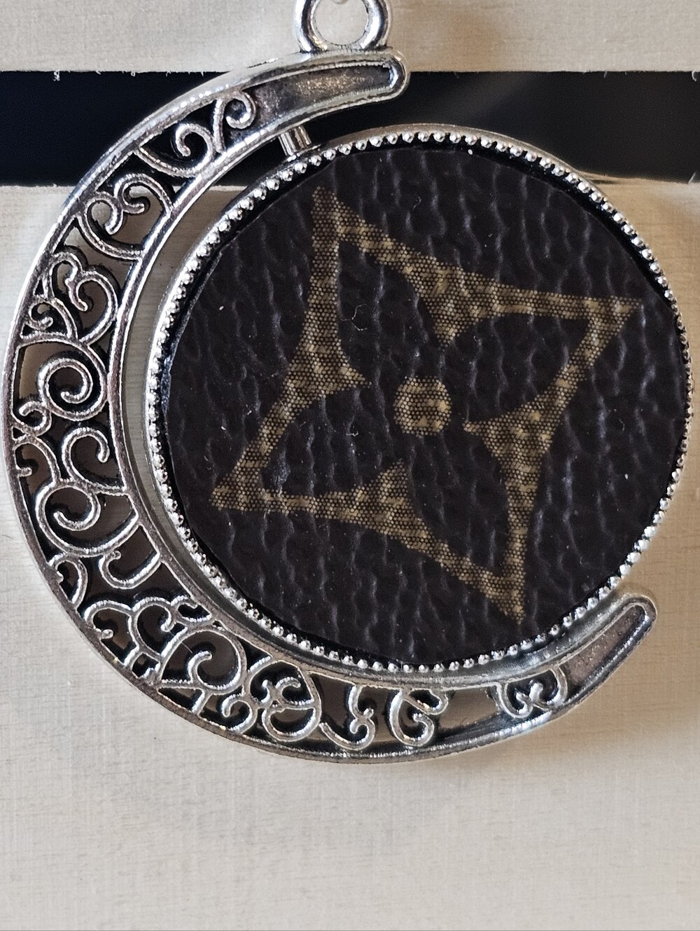 Louis Vuitton Pieces In Crescent Moon Pendant On Necklace - Picture 5 of 6